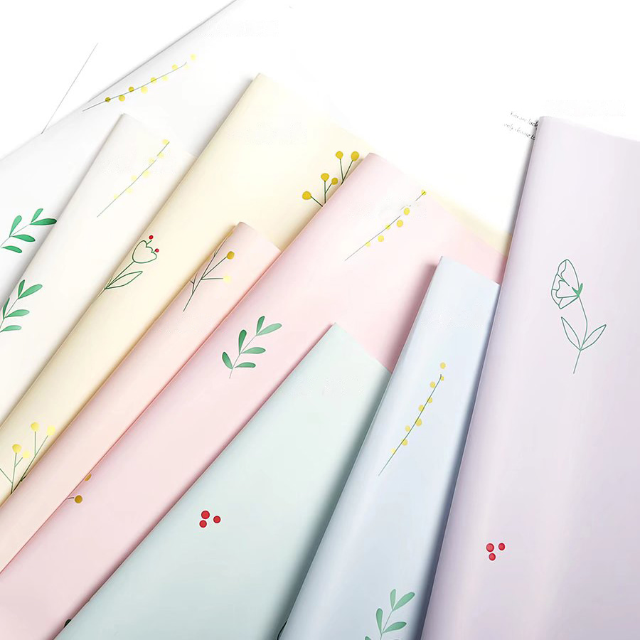 Film d'emballage en plastique pour bouquet de fleurs, antibuée et résistant à l'humidité