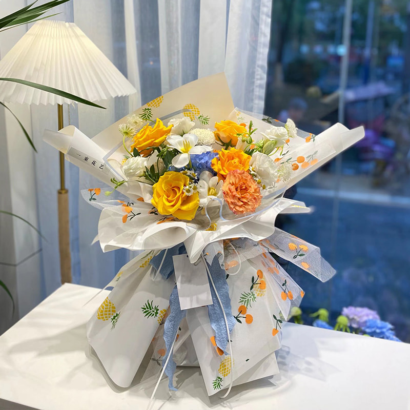 Film d'emballage en plastique pour bouquet de fleurs, antibuée et résistant à l'humidité