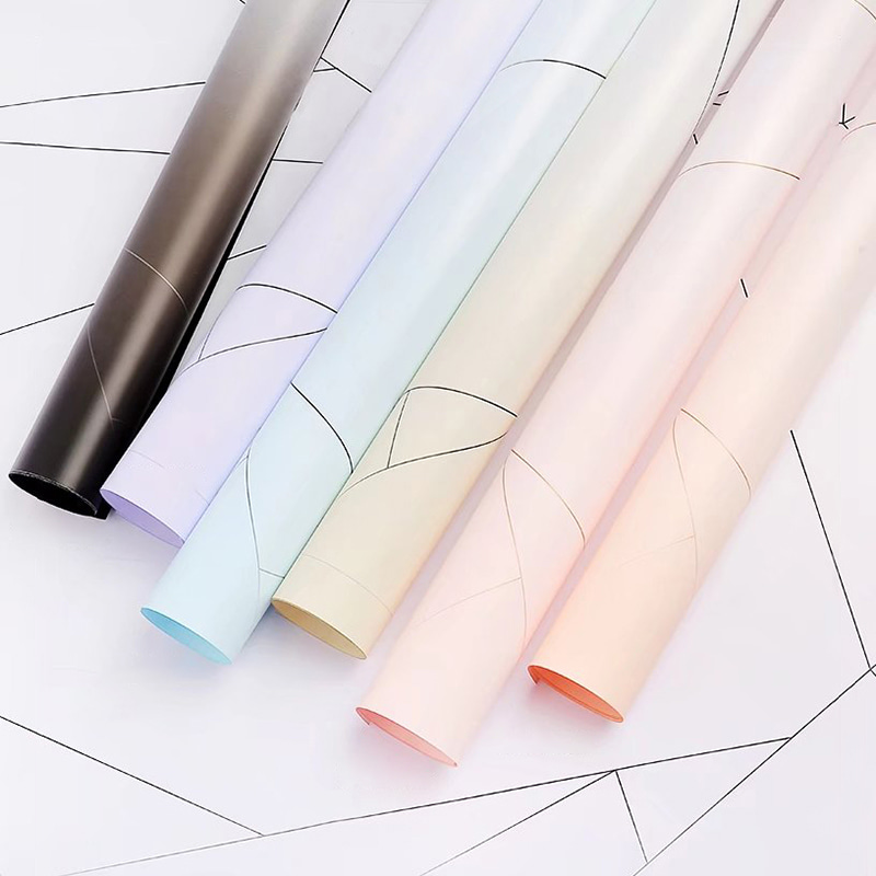 Papier fleur en plastique opaque épaissi