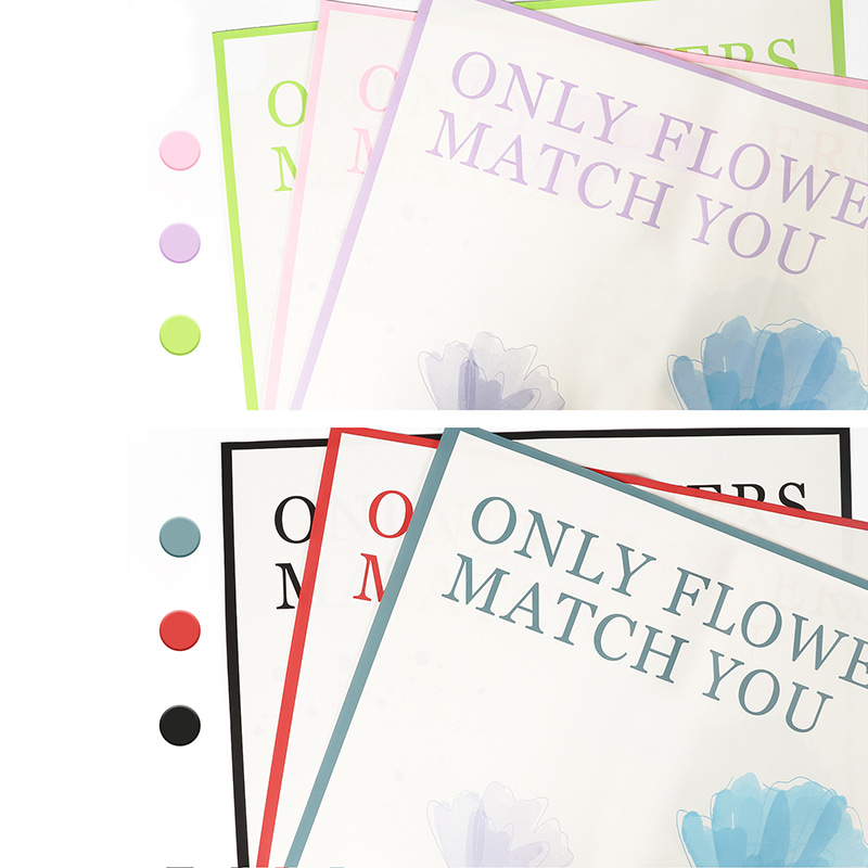 Papier d'emballage floral imprimé anglais