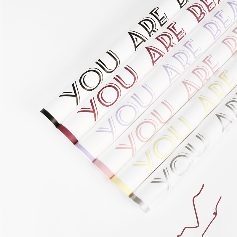 Emballage bouquet frais papier d'art anglais