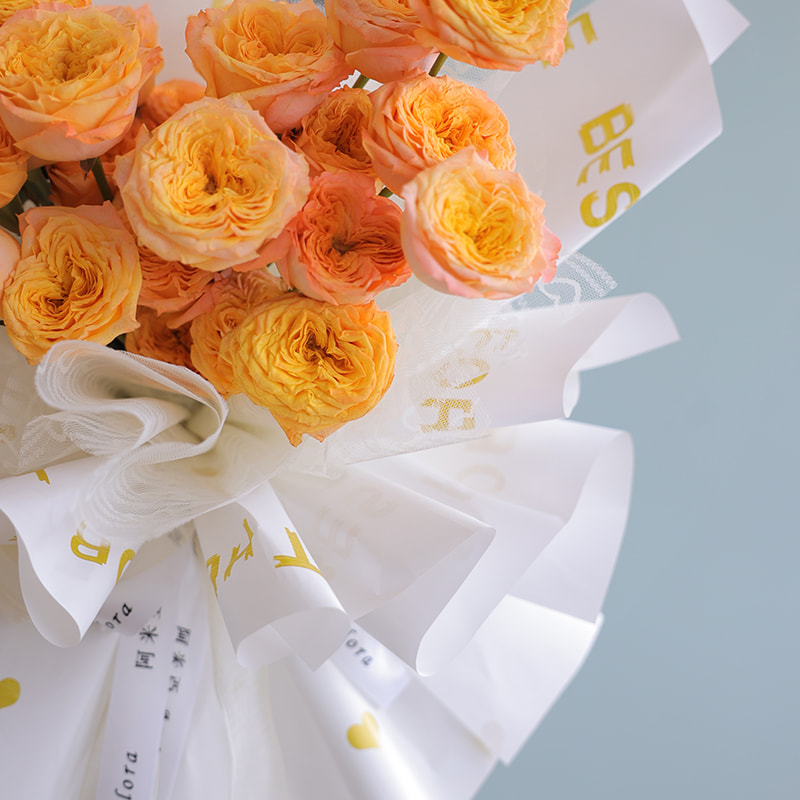 Papier d'emballage de bouquet imperméable translucide
