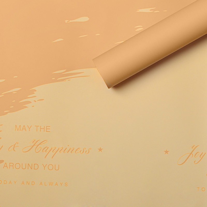 Papier fleur en plastique à motifs de marbre imperméable