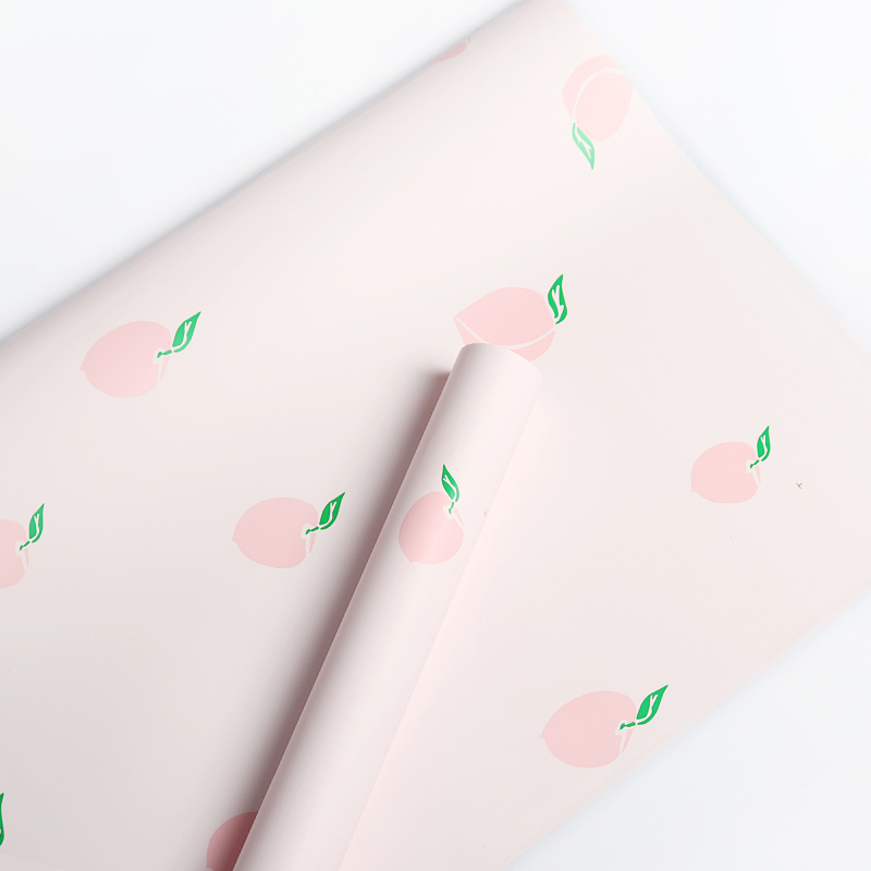 Papier Cadeau Bouquet de motifs de fruits simples