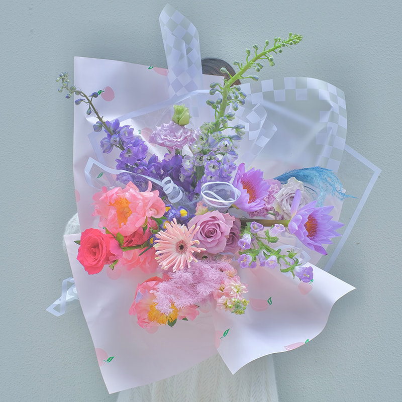 Papier Cadeau Bouquet de motifs de fruits simples