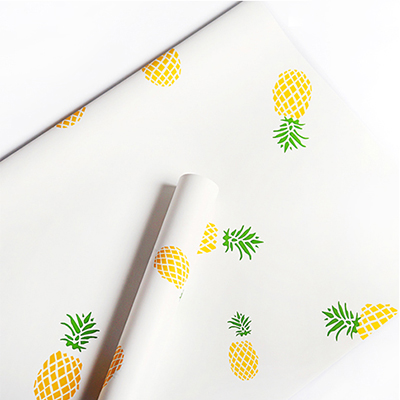 Papier Cadeau Bouquet de motifs de fruits simples