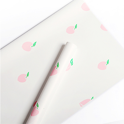 Papier Cadeau Bouquet de motifs de fruits simples