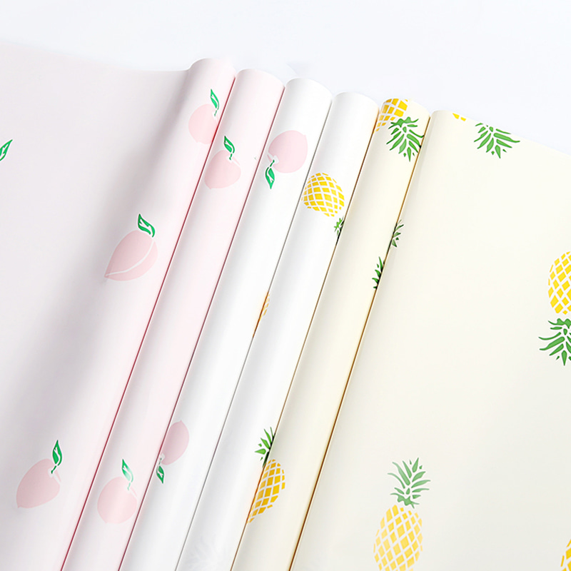 Papier Cadeau Bouquet de motifs de fruits simples