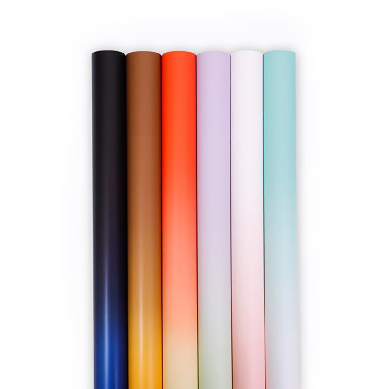 Papier d'emballage pour bouquet de fleurs dégradé de qualité supérieure