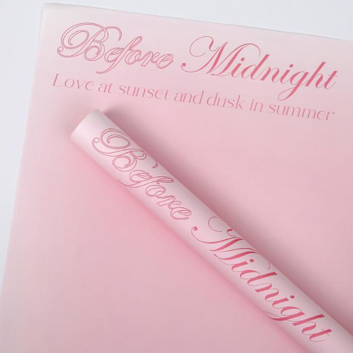 Papier d'emballage pour bouquet à imprimé dégradé