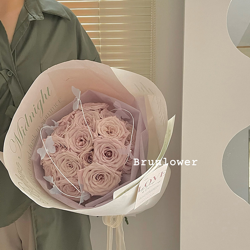 Papier d'emballage pour bouquet à imprimé dégradé