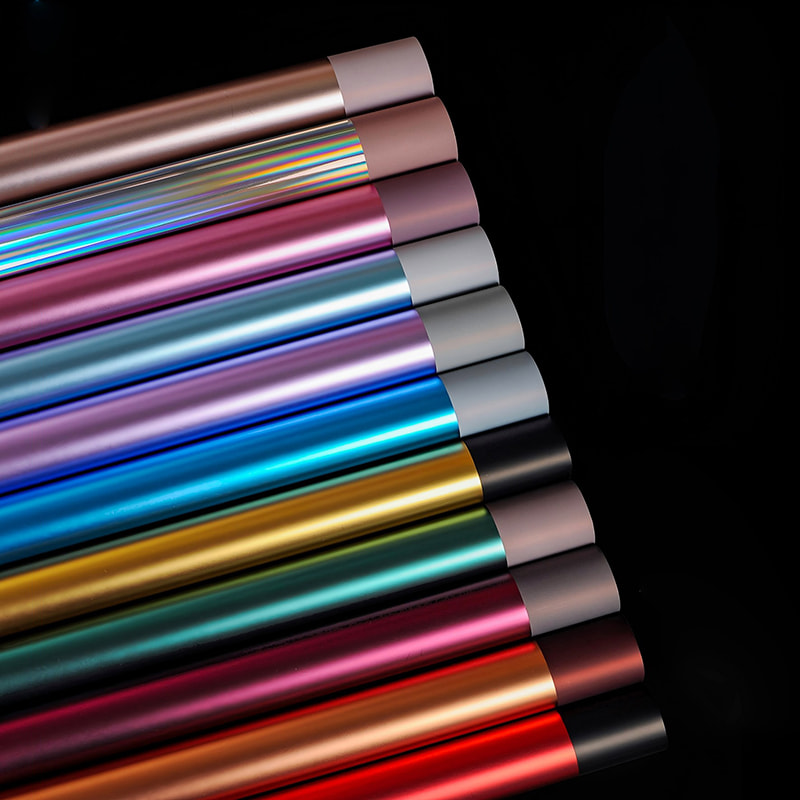 Papier Cadeau Bouquet d'ombres légères en métal lourd