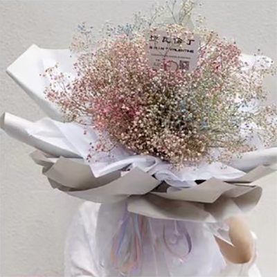 Papier d'emballage pour bouquet texturé simple
