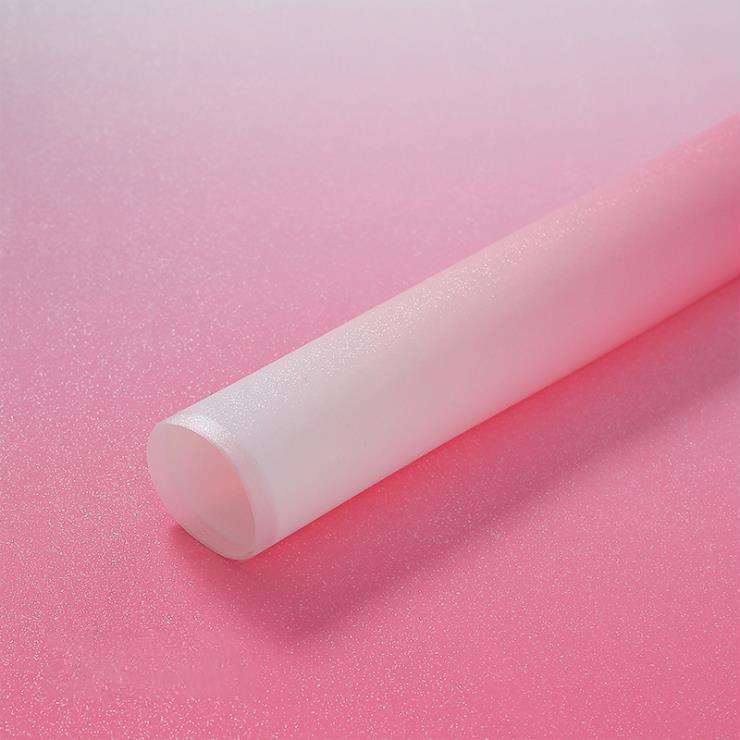 Papier d'emballage de bouquet de film dégradé de brume glacée