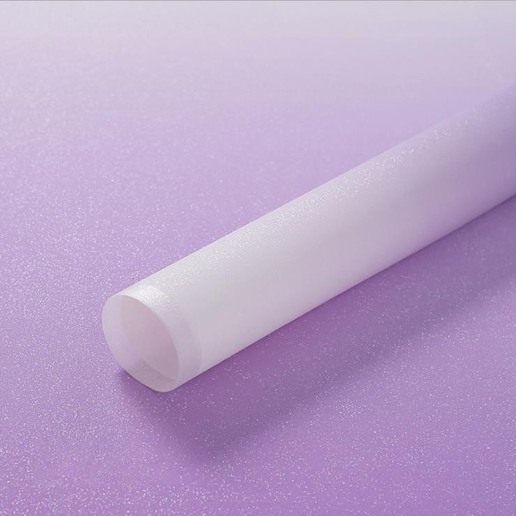 Papier d'emballage de bouquet de film dégradé de brume glacée