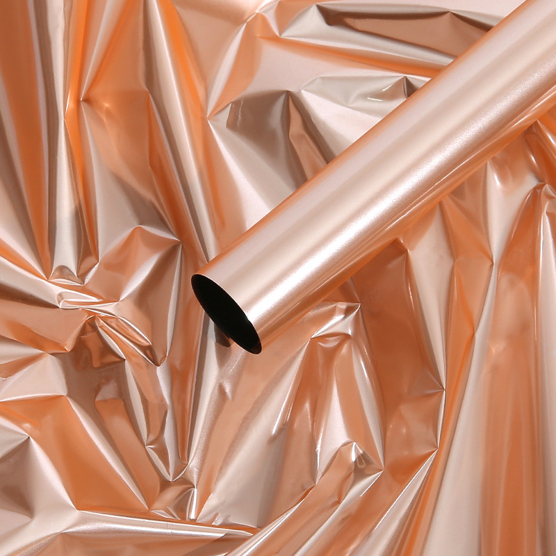 Papier d'emballage pour bouquet miroir de couleur unie